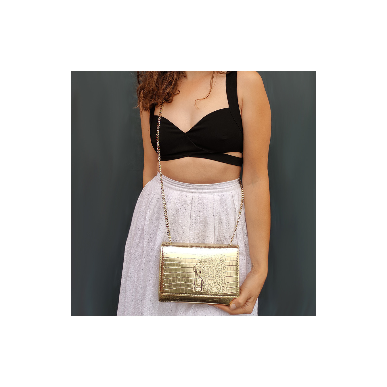 Sac à Main Steve Madden Bronze Doré - Petit Modèle Satchel Occasion
