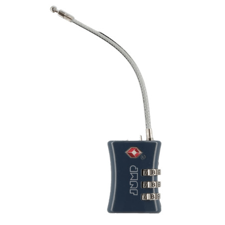 Jump Cadenas TSA à Câble à 3 Chiffres Marine ouvert