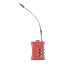 Jump TSA Cable Lock with 3 Digits Red