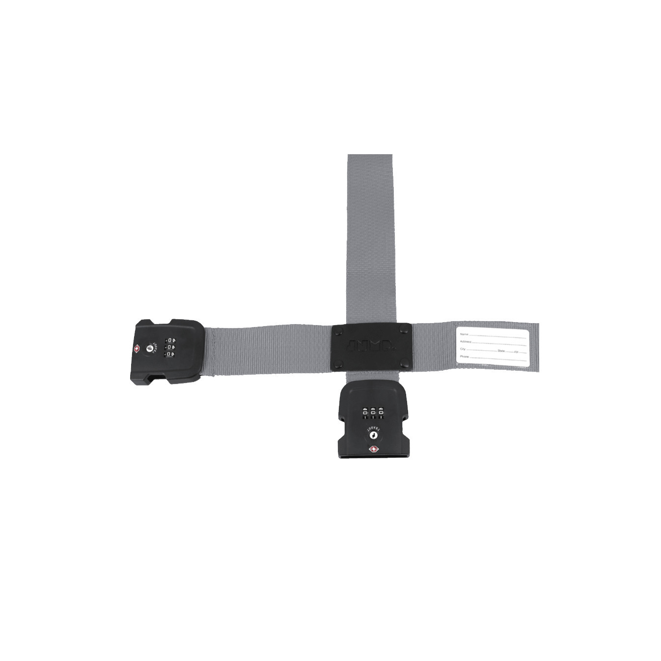 Jump Travel Accessories Double Strap TSA Lock Light Gray