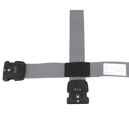 Jump Travel Accessories Double Strap TSA Lock Light Gray
