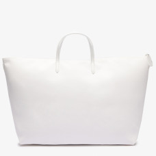 Lacoste Weekend Zipper Tote Bag L12.12 White