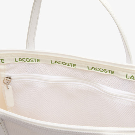 Lacoste Weekend Zipper Tote Bag L12.12 White