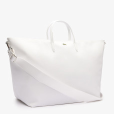 Lacoste Sac Cabas Week-end Zippé L12.12 Blanc
