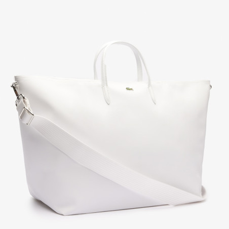 Lacoste Weekend Zipper Tote Bag L12.12 White