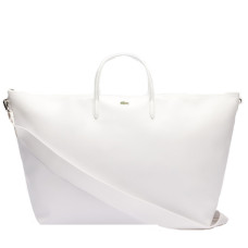 Lacoste Weekend Zipper Tote Bag L12.12 White
