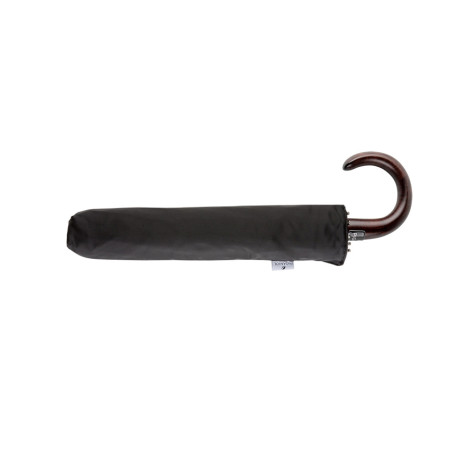 Piganiol Black Medium Automatic Folding Umbrella for Men