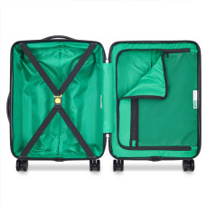 Delsey x Benetton Valise Soute Now Hardside M 66 cm Bleu intérieur