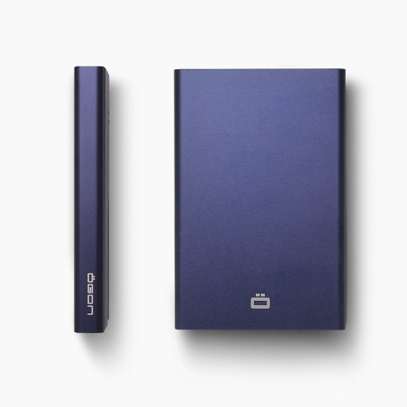 Ogon Slider Compact Card Holder Navy Blue