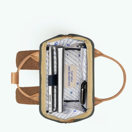 Cabaïa Small Sac à Dos 10,5" Tucson ouverte