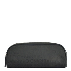 Chabrand Men's toile monogram toile wash bag 84221 Black