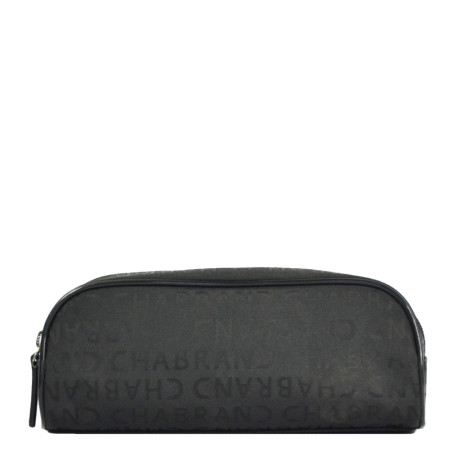 Chabrand Men's toile monogram toile wash bag 84221 Black
