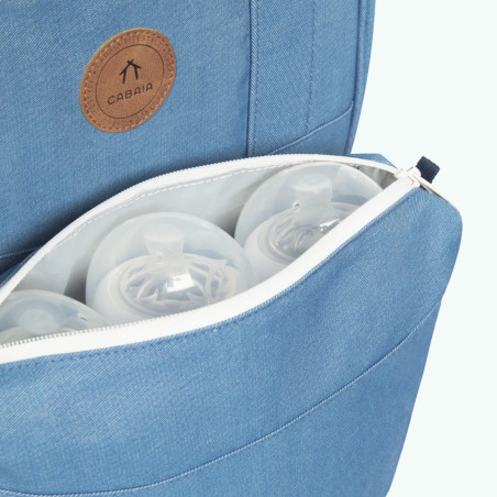 Cabaïa Baby Bag Medium Sac à Langer Grenade pochette avant