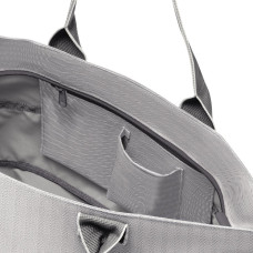 Reisenthel Shopper Extensible Porté Epaule Herringbone Grey ouvert