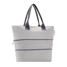 Reisenthel Extensible Shoulder Shopper Herringbone Grey