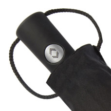 Isotoner Women's Folding X-TRA Sec Auto Black Umbrella
