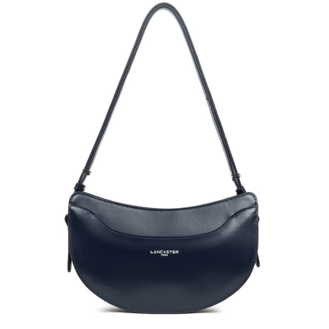 Lancaster Suave Lune Sac Demi Lune 433-33 Bleu Foncé