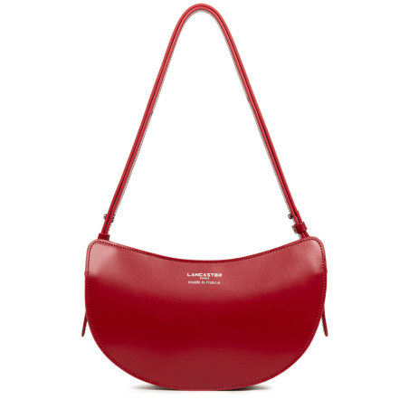 Lancaster Suave Lune Demi Moon Bag 433-33 Carmine