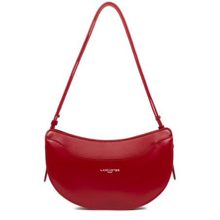 Lancaster Suave Lune Demi Moon Bag 433-33 Carmine