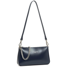 Lancaster Suave Even Baguette Tote 433-14 Navy Blue