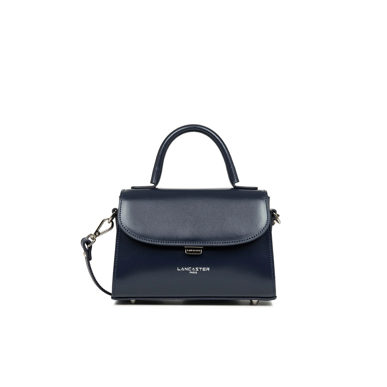 Lancaster Suave Even Mini Handbag Leather 433-16 Navy Blue