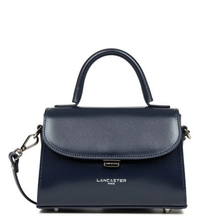 Lancaster Suave Even Mini Handbag Leather 433-16 Navy Blue