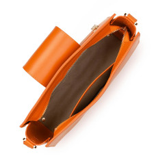 Lancaster Paris Pad Grand Sac Trotteur 480-055 Orange ouvert