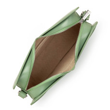 Lancaster Suave Lune Sac Demi Lune 433-33 Jade Antic ouvert