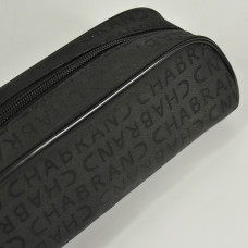 Chabrand Men's toile monogram toile wash bag 84221 Black