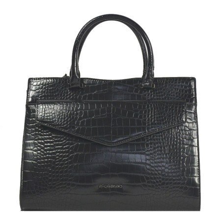 Chabrand Crocodile Handbag 11532 By-Chabrand Black