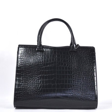 Chabrand Crocodile Handbag 11532 By-Chabrand Black