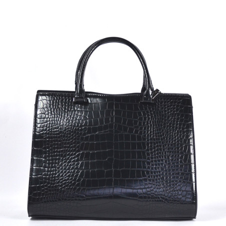 Chabrand Crocodile Handbag 11532 By-Chabrand Black
