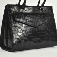 Chabrand Crocodile Handbag 11532 By-Chabrand Black
