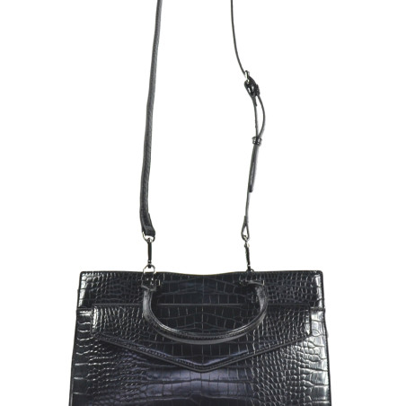 Chabrand Crocodile Handbag 11532 By-Chabrand Black
