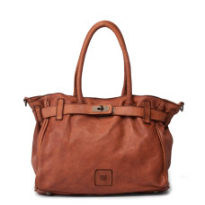 Biba Boston Shoulder Bag Kelly BT26 Leather