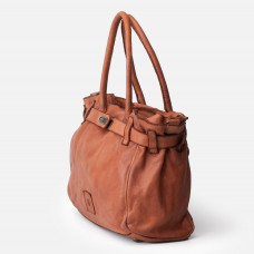 Biba Boston Shoulder Bag Kelly BT26 Leather