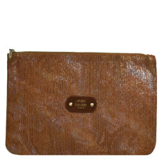 Mila Louise Poch GM CT6 Bag and Cosmetic Pouch Cognac