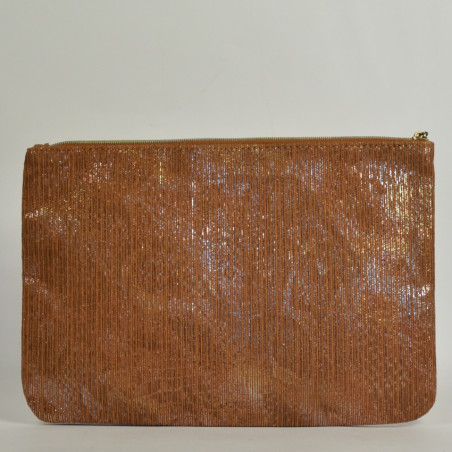 Mila Louise Poch GM CT6 Bag and Cosmetic Pouch Cognac