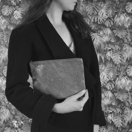 Mila Louise Poch GM CT6 Bag and Cosmetic Pouch Cognac
