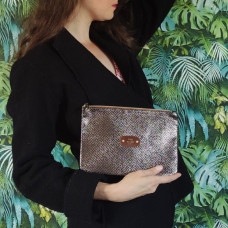 Mila Louise Poch GM SAL1 Bag and Cosmetic Pouch Cognac