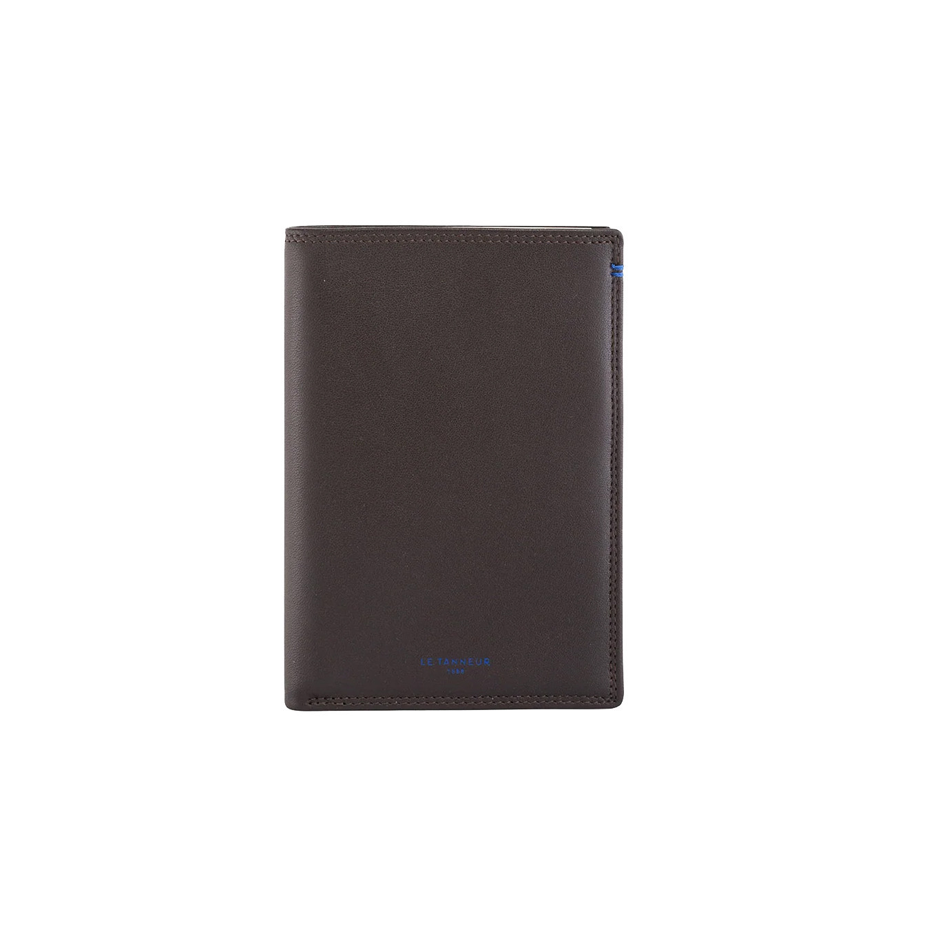 Le Tanneur Martin Grand Vertical Wallet 2 Flaps Coffee
