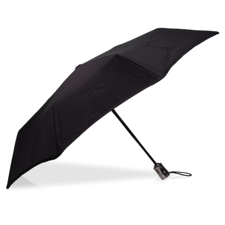 Isotoner Automatic X-TRA SOLIDE ALPHA Black Umbrella