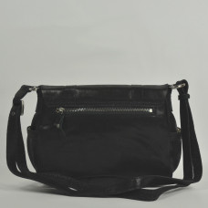 Mila Louise Bess X Crossbody Cuir Irisé Noir