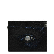 Mila Louise Monyx BB Coin Purse Resin Calfskin Black