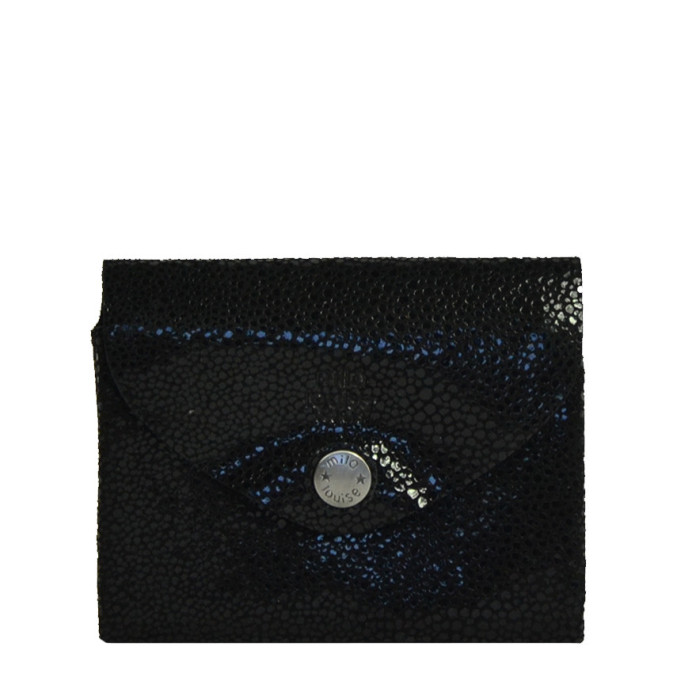 Mila Louise Monyx BB Porte-Monnaie cuir résille Noir