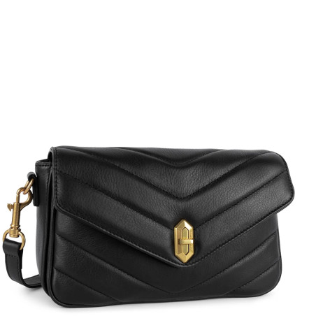 Lancaster Soft Quilted Trotteur Bag 530-39 Black