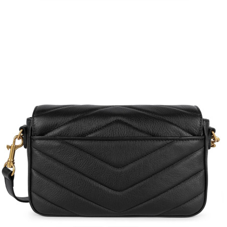 Lancaster Soft Quilted Trotteur Bag 530-39 Black