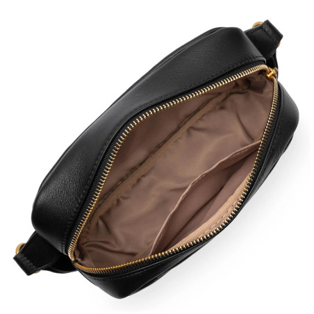 Lancaster Soft Quilted Banana Bag 530-50 Black