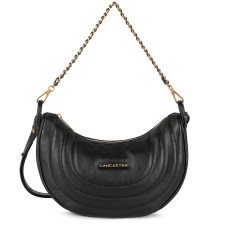 Lancaster Soft Matelassé Sac Hobo 530-51 Noir