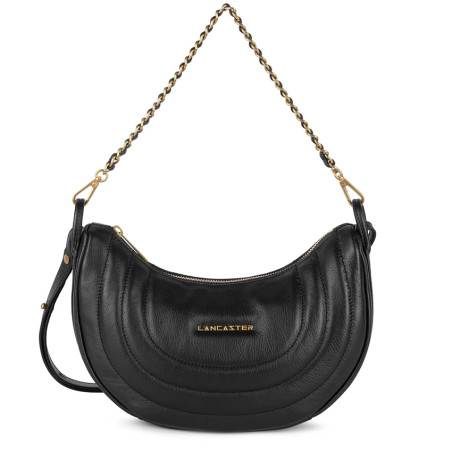 Lancaster Soft Quilted Hobo Bag 530-51 Black